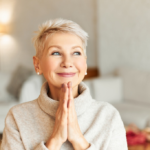 Aging With Grace: Keeping Your Spirits High Picture of a happy woman. Aging With Grace
