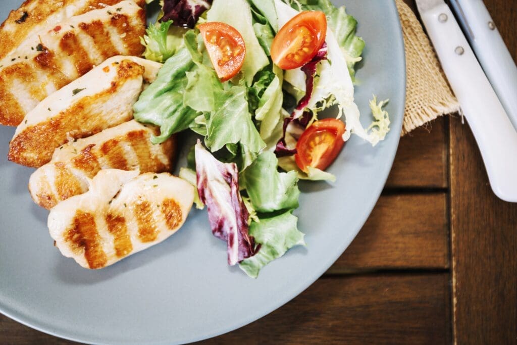 Chicken breast dinner, nutrition for people age 60 and older. healthy aging, How to Eat Well, best 2026 nutrition tips