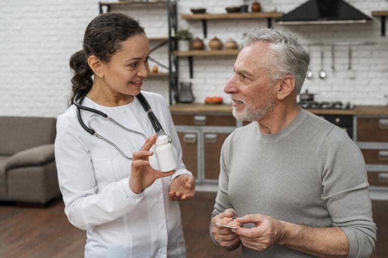 Man discovering Customized Supplements